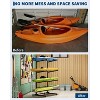 Coucheta Freestanding Kayak Rack for Garage & Outdoor Storage, 180 LB Heavy Duty Steel Kayak Storage Rack with Wheels for Sups, Canoe, Paddle Board - 4 of 4