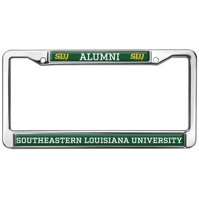 Southeastern Louisiana University Alumni Full Size Standard License Plate Metal Frame