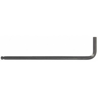 WESTWARD 40WY80 SAE Plain Ball Hex Key, 3/32" Tip Size, 3 3/8 in Long, 3/32 in