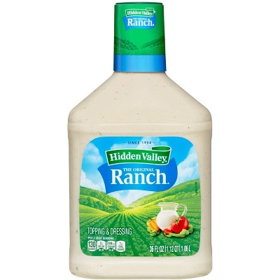 Hidden Valley Original Ranch Salad Dressing & Topping - Gluten Free - 36fl oz