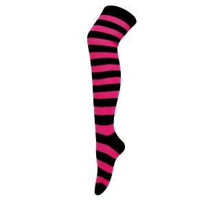 Striped Patterned - Over the Knee Socks - from the Sock Panda (Women's Sizes, Adult Medium) - 1 of 3