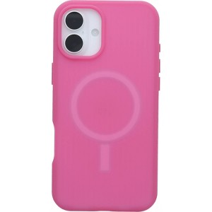 OtterBox Apple iPhone 16 Plus Symmetry Series Soft Touch for MagSafe Case - Foxberry Pink - 1 of 3