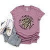 Simply Sage Market Women's Eat Sleep Basketball Repeat Leopard Basketball Short Sleeve Graphic Tee - 3 of 4