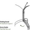 Good Directions 33" Copper Buddha Bird Bath - Pewter - 4 of 4