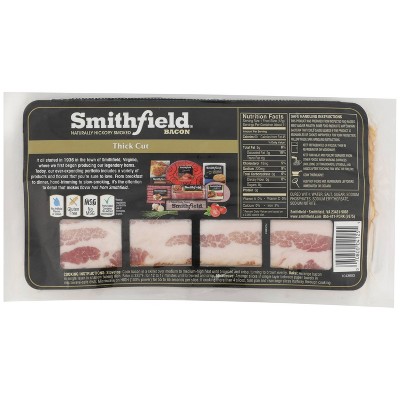 Smithfield Thick Cut Hickory Smoked Bacon - 16oz