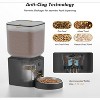 Automatic Dog Cat Feeder, Large Capacity Food Dispenser with Timer and LCD Screen - 4 of 4