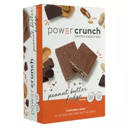 Power Crunch Peanut Butter Fudge Wafer Protein Energy Bar - 5pk