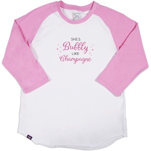 Pavilion Gift Company - Girly Girl - L - 3/4 Length Sleeve Ladies T-Shirt - Shirts - 1 of 4