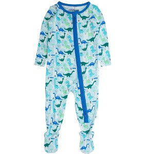 RuggedButts SoftSnooze Gender Inclusive Baby One Piece Footie Pajamas - 1 of 4