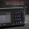 Pyle Single DIN Vehicle Receiver Headunit - AM/FM-MPX In-Dash Detachable Face Radio with SD/MMC/USB Player - PLR31MP - 4 of 4