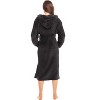 ADR Soft Plush Fleece Women's Robe with Hood, Warm Lightweight Hooded Womens Bathrobe - 2 of 4