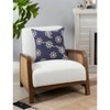 Saro Lifestyle Down-Filled Throw Pillow With Helm & Rope Appliqué Design - 3 of 3
