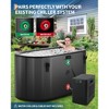 248 Gallon Portable Ice Bath Tub for Athletes – Inflatable Cold Plunge Pool with Insulated Lid, Works with Water Chillers for Post-Workout - 4 of 4