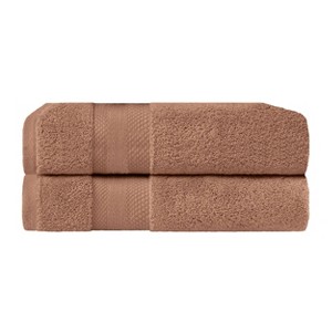 Luxury Cotton Heavyweight Solid Plush Towel Set by Blue Nile Mills - 1 of 4