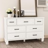 Modern 7-Drawer Dresser for Bedroom,Wooden Chest of Drawers with Metal Handles - 2 of 4