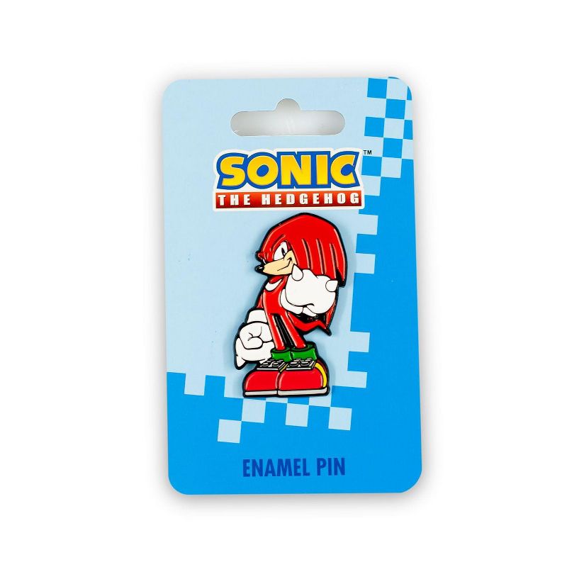 Just Funky Sonic The Hedgehog Knuckles Enamel Pin | Official Sonic Series Collectible, 2 of 5