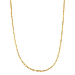 Giorgio Di Vicenza Sterling Silver 1.5mm Foxtail Chain Necklace - 1 of 2