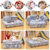 Hooseng Glow in The Dark Kids Modular Sofa, 3-in-1 Convertible Toddler Play Couch with Memory Foam & Floor Cushion for Playroom & Bedroom - 4 of 4