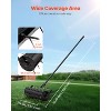 VEVOR Rolling Lawn Aerator, 21-inch Heavy-Duty Manual Rolling Aerator Lawn with Detachable Handle and 33 Iron Spikes, Black - 3 of 4