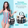 Mesh Shower Caddy Portable for College Dorm Room Essentials, 8-Pocket Large Capacity Shower Bag for Beach, Swimming, Gym - 4 of 4
