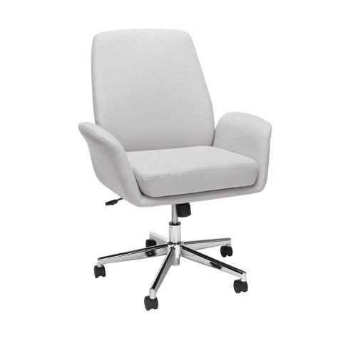 Modern Fabric Upholstered Office Chair, Target Upholstered Rolling Desk Chair