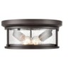 Millennium Lighting Bresley 2 - Light Flush Mount in  Powder Coat Bronze - 4 of 4