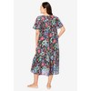 Only Necessities Plus Size  Gauze Lounger - 3 of 4