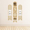 Big Dot of Happiness We Still Do - 50th Wedding Anniversary - Hanging Vertical Paper Door Banners - Party Wall Decoration Kit - Indoor Door Decor - image 3 of 4