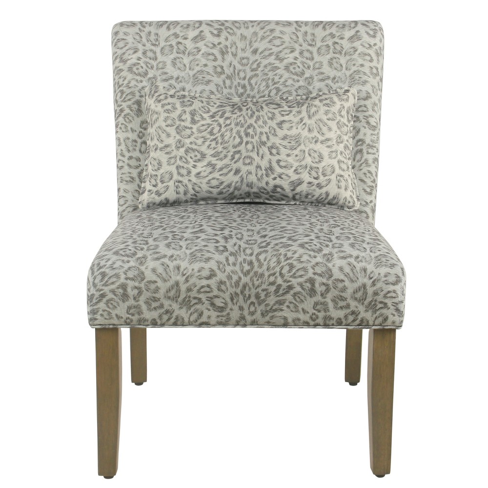 Homepop Parker Accent Chair with Pillow Gray Cheetah was $149.99 now $112.49 (25.0% off)