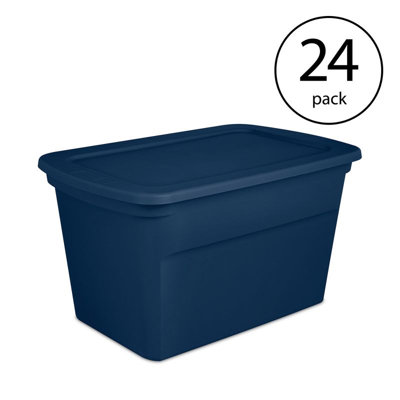 Sterilite Classic Lidded Stackable 30 Gal Storage Tote Container, 3 of 8