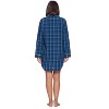 Ashford & Brooks Women's Woven Long Sleep Shirt Nightshirt - 3 of 4