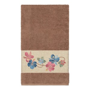 Linum Home Textiles 100% Turkish Cotton CAROLINE Embellished Towel Set - 1 of 1
