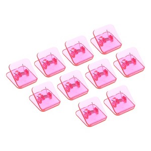 Unique Bargains Multifunctional Office Picture Paper Square Bag Clip 10 Pcs - 1 of 4