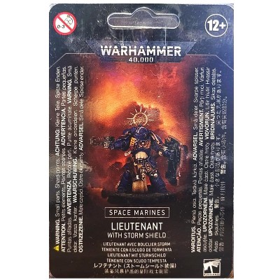 Lieutenant With Storm Shield Space Marines Warhammer 40K Target