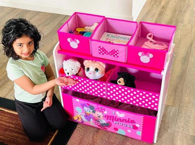 Minnie mouse bedroom set with bonus toy outlet organizer