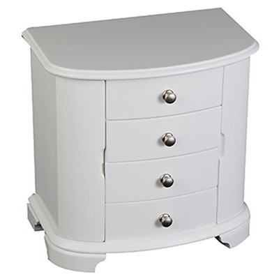 white jewelry chest