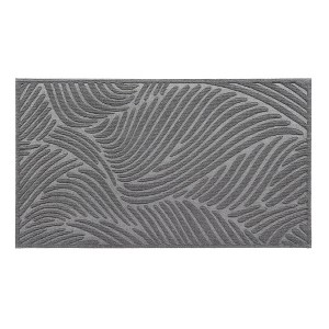 Evideco French Home Goods Heavy-Duty Dirt-Trapping Rubber Doormat with Raised Pattern - 1 of 4