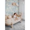 ZACHVO Blue Toile Peel and Stick Wallpaper French Country Farmhouse Style Nursery Wallpaper - 3 of 4