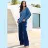 Roaman's Women's Plus Size Lace Trim And appliquéd Tee - 4 of 4