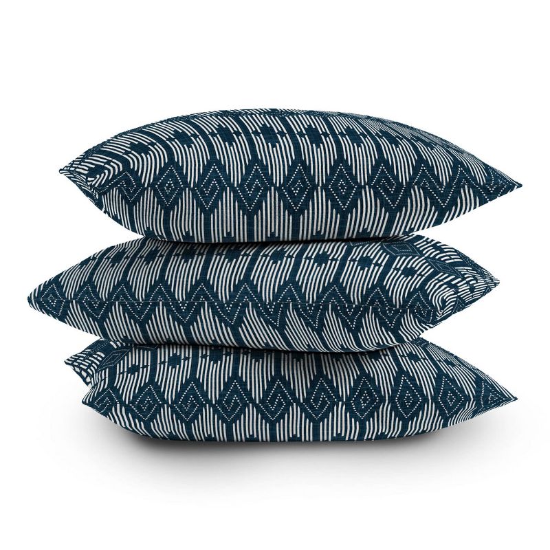 Heather Dutton West End Midnight Outdoor Throw Pillow Blue - Deny Designs, 4 of 5