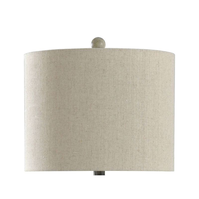 Allen French Oak Table Lamp White Shade - StyleCraft, 4 of 13