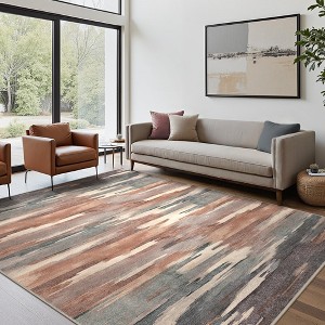Abynow Medallion Faded Persian Indoor Area Rug - 1 of 4
