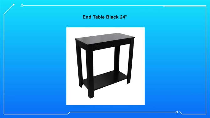 24" Traditional Side Table - Ore International, 2 of 7, play video