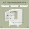 MOEPISY 20 inch Bathroom Vanity with Sink, Bathroom Cabinet with Soft Closing Glass Door - 3 of 4