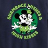 Boys' - Disney - Shamrock Wishes Irish Kisses Graphic Long Sleeve Fleece Sweatshirt - 2 of 4