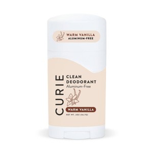 Curie Solid Deodorant Stick Warm Vanilla - Aluminum-Free 2oz - 1 of 4