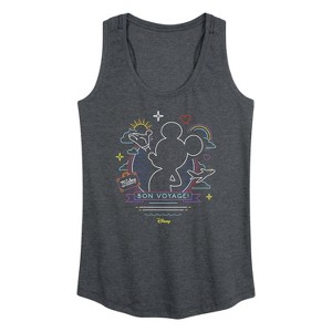 Women's - Disney - Mickey Mouse Graphic Racerback Tank - 1 of 4