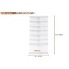 SEVOBAL Shoe Racks 7-Tier Rotating Shoe Tower with 360-Degree Spinning Design for High-Capacity Storage, White, 23.62"*23.62"*72.44" - 3 of 4