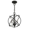 Livex Lighting Aria 3 - Light Chandelier in  Black - 3 of 4