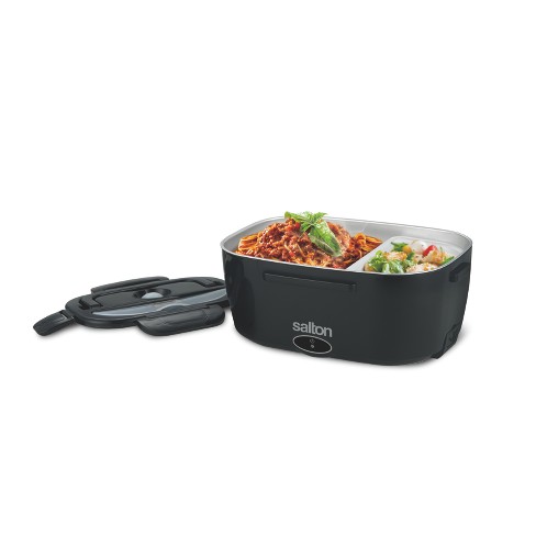 Zone Tech Food Heating Lunch Box - Insulated Warmer & Heater Black